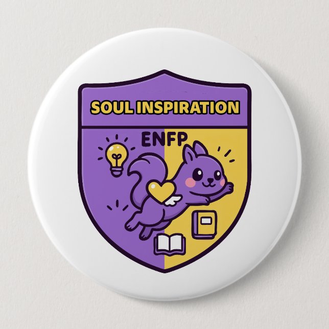 Inspiring Squirrel – Soul Inspiration Knapp (Framsida)