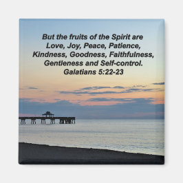 INSPIRING SUNRISE GALATIANS 5:22 MAGNET