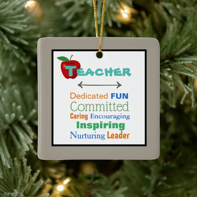 Inspiring Teacher Julgran Ornament (Träd)