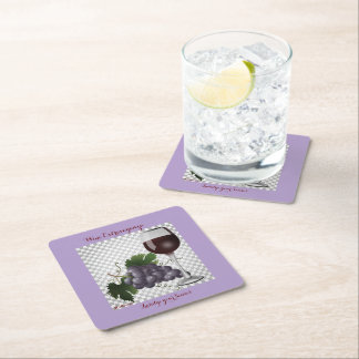 Inspiring Vintage Acrylic Coasters Underlägg Papper Kvadrat