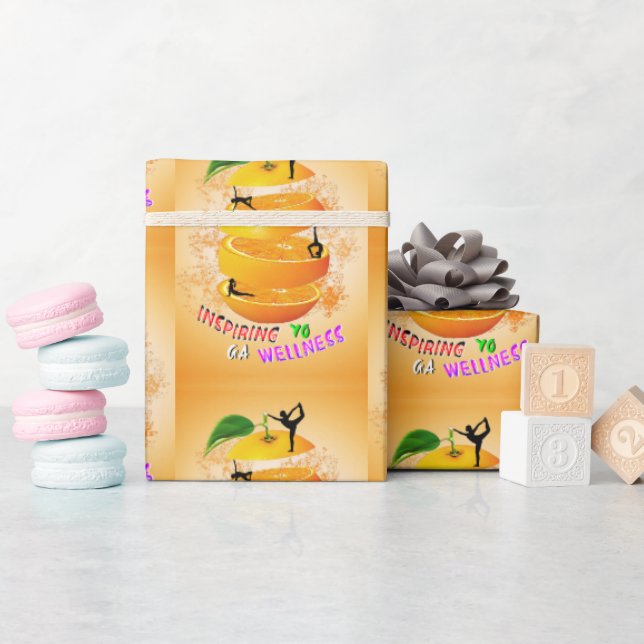 Inspiring Wellness Yoga Presentpapper (Baby Shower)