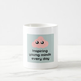 Inspiring Young Minds Every Day Cute Cloud Mug Kaffemugg