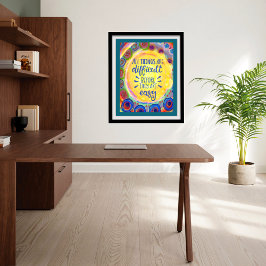 Inspiritivitet för Student-offertklassrum Poster