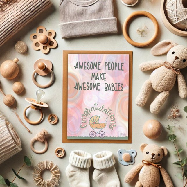 Inspirivitetskortet Fantastisk Parte Cute Baby Kort (Skapare uppladdad)