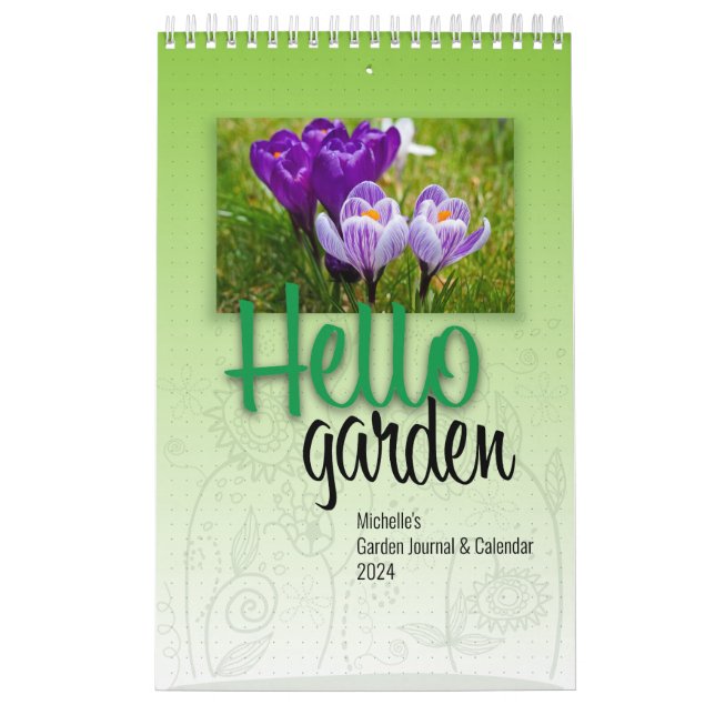 Inspiron Garden Notes & Planner 2024 Photo Kalender (Omslag)