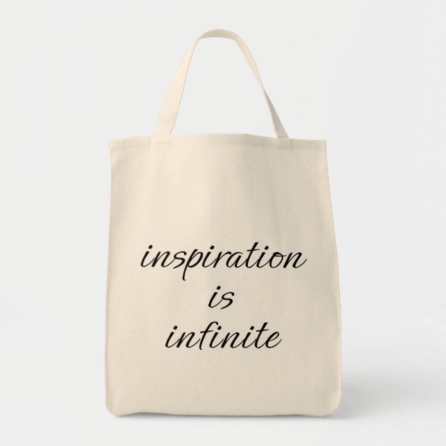 Inspiron Livsmedel Tote Bag Tygkasse (Framsidan)