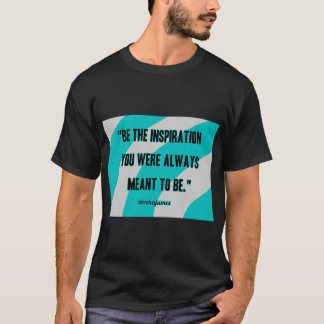 Inspiron Manar Black Basic T Shirt