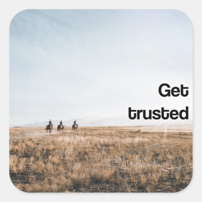 InspironSticker Fyrkantigt Klistermärke (Framsida)