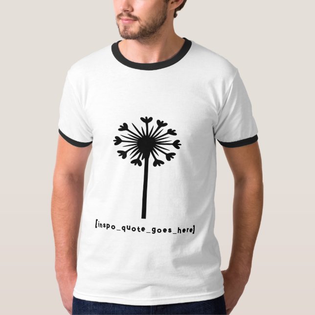 Inspo Quote Goes hit T Shirt (Framsida)