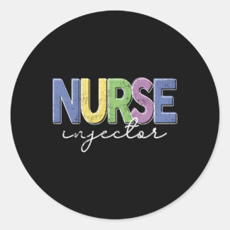 Insprutare för näringsinjektor Aesthetic Nurse Inj Runt Klistermärke