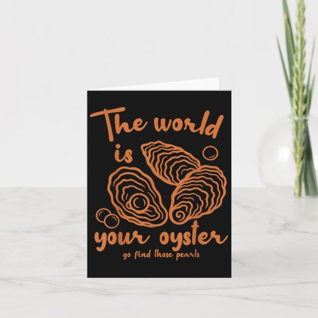 Insred Motivation Ocean The World Is That Your Oys Kort (Framsida)