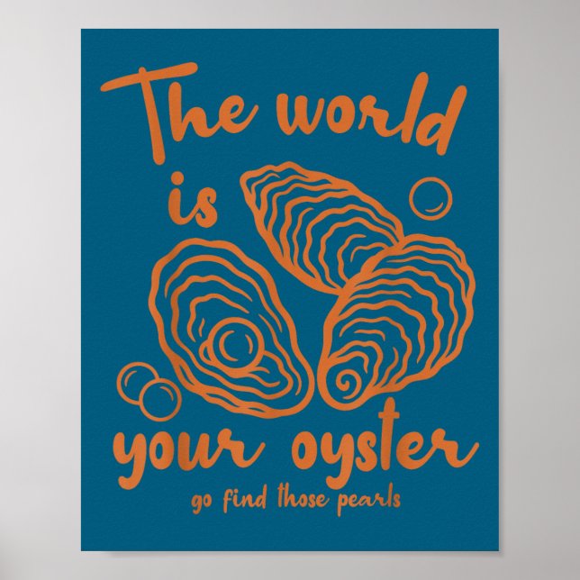 Insred Motivation Ocean The World Is That Your Oys Poster (Framsidan)