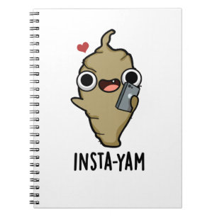 Insta-jam Roligt Socialt Media Grönsak Puns  Anteckningsbok