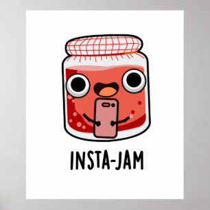 Insta-sylt Funny Social Media Sylt Pun Poster