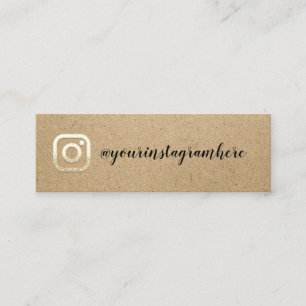 Instagra Social Media Logotyp Event Blogg Kraft Gu Mini Visitkort