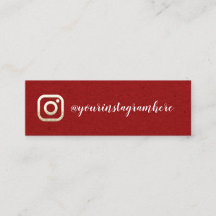 Instagra Social Media Logotyp Event Blogg Kraft Re Mini Visitkort