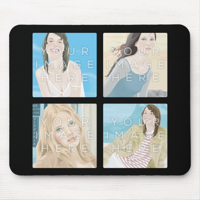Instagram 4 fotopersonligMousepad designer Musmatta (Framsidan)