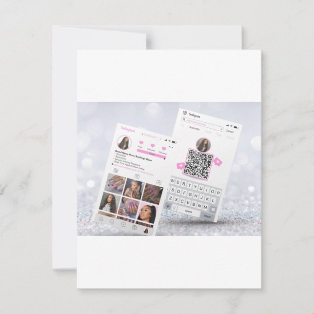 Instagram-Affärskort (Framsida)