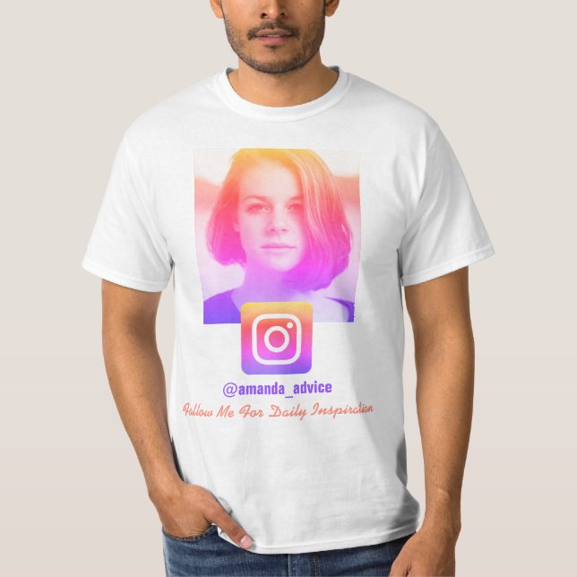 Instagram-befordran T-Shirt (Framsida)