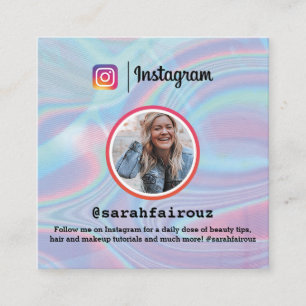 Instagram Colorful Photo Trendig Holography