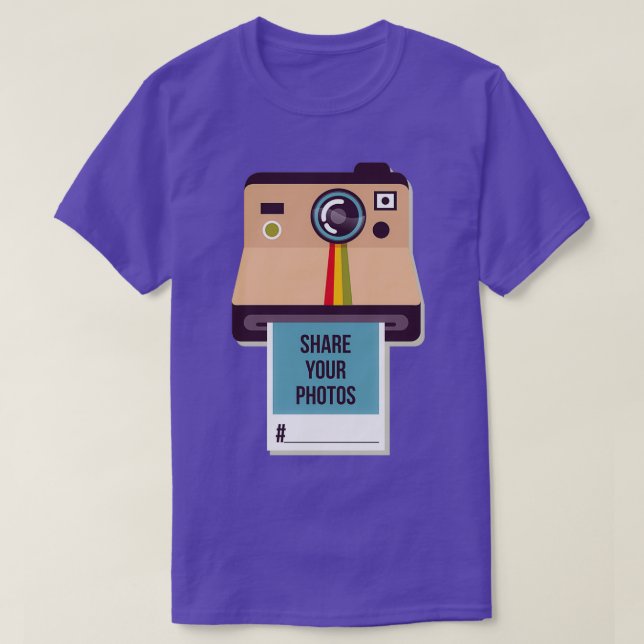 Instagram  dina foton t shirt (Design framsida)
