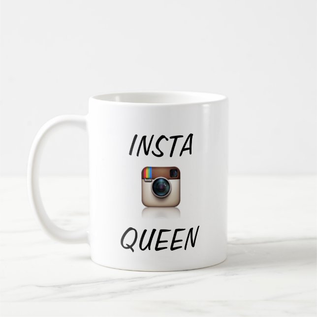 Instagram drottning kaffemugg (Vänster)