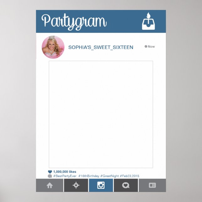 Instagram Fest Requisita AFFISH Party Requisite 20 Poster (Framsidan)