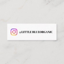 Instagram-företagskort | Ditt Instagram-namn Mini Visitkort