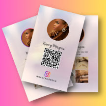 Instagram Fotogaller QR-kod Holografisk