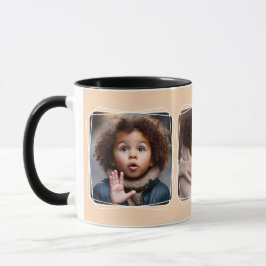Instagram Fotokollage Modern Mall Peach C108 Mugg