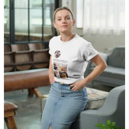 Instagram Fotokollage Sociala Medier Profil  T Shirt