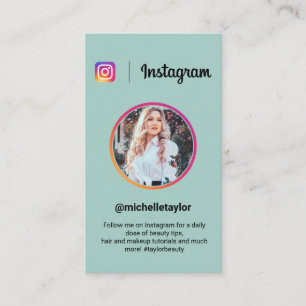 Instagram-fotot trendig social-media, modern teal