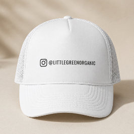 Instagram Hatt | Din Instagram Namn Trucker Hatt Keps
