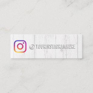 Instagram-influencer för sociala medier mini visitkort