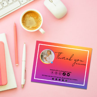 Instagram Influencer | Professionellens Tack Visitkort