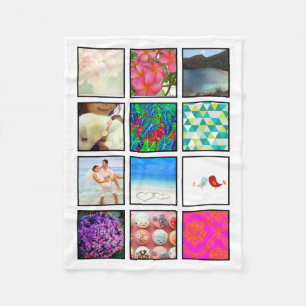 INSTAGRAM IT! 12 PHOTOS/DIY FLEECE-BLANKETTER FLEECEFILT