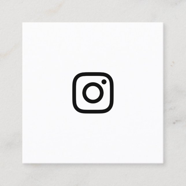 instagram kampanj fyrkantigt visitkort (Framsida)