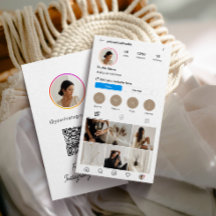 Instagram Light Themme QR-kod 7 Photo Social Media