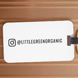 Instagram Luggage Tag | Ditt Instagram Namn Bagagebricka