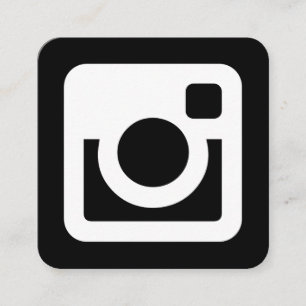 Instagram-marknadsföring Fyrkantigt Visitkort