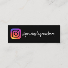 instagram mini visitkort