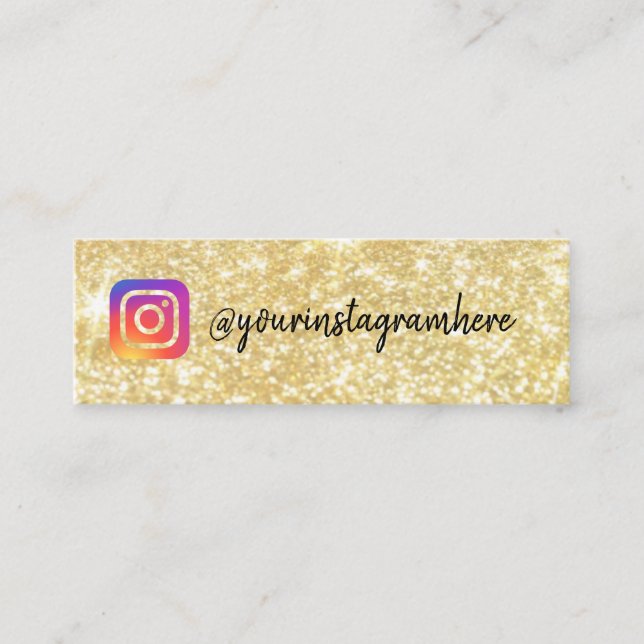 instagram mini visitkort (Framsida)