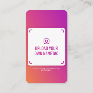 Instagram nametag modern social-trendig för fotome