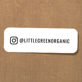 Instagram Namn bricka | Ditt Instagram Namn Namnbricka
