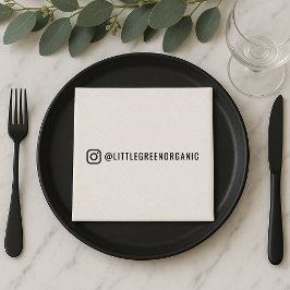 Instagram Napkins | Pappra blöjor från Insta Namn Pappersservett