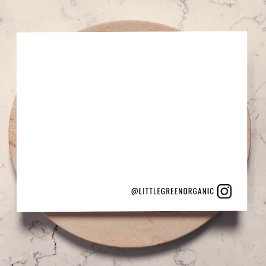 Instagram Note Card | Din stationära Insta Namn-an Anteckningskort
