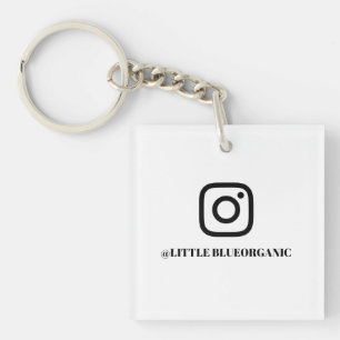 Instagram-nyckelring   Ditt Instagram-namn ID