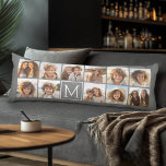 Instagram Photo Collage Anpassningsbar Monogram Ch Kroppskudde<br><div class="desc">Använda upp till 11 kvadratiska eller selektiva mobila foton för att skapa en unik och personlig gåva. Eller så kan du behålla hipstervalpen och göra ett trendig till keepy. Om du behöver justera bilder klickar du på verktyg för att anpassa ändringar.</div>