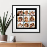 Instagram Photo Collage med 9 foton Poster<br><div class="desc">Använda dina foton utan ramar på den här! Lägg till bilder och bilder som du vill använda på den här remsa om du vill ha en roligt minneshållare. Ett konstnärligt sätt att visning ditt bästa bilder för fotodelning.</div>