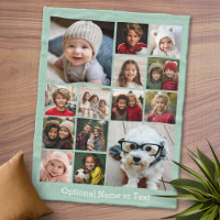 Instagram Photo Collage - Upp till 14 foton Mint
